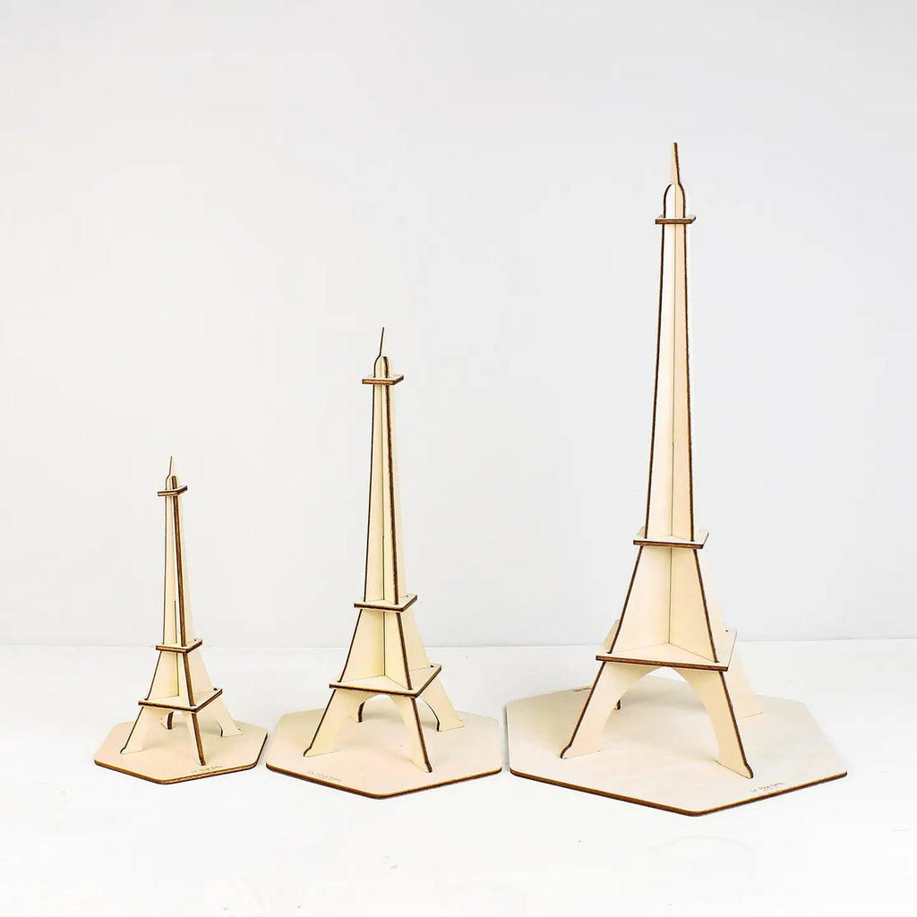 Tour Eiffel en bois à assembler - Fabrication française