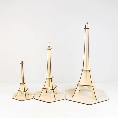 Tour Eiffel en bois à assembler - Fabrication française