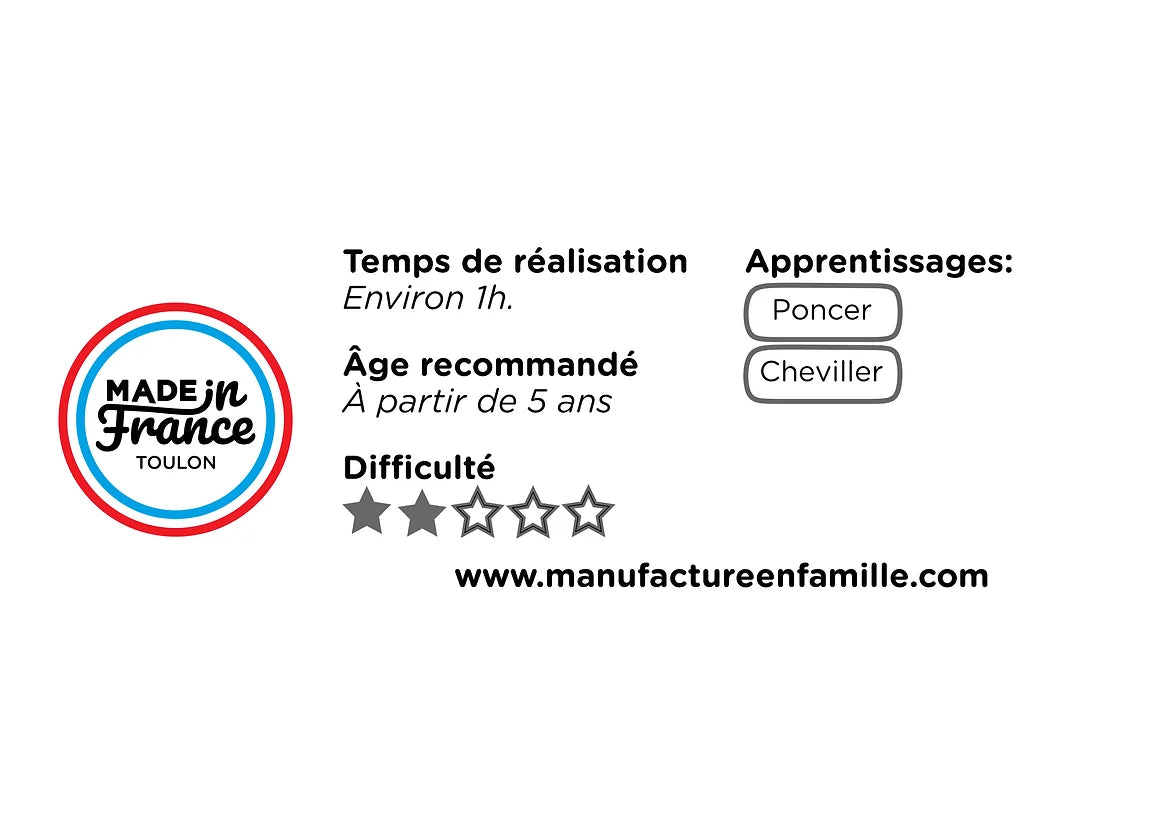 Plywood ballista kit - Made in France - Family manufacturing