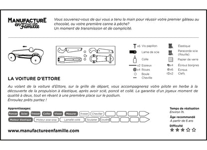 Voiture à construire avec son Grand père 