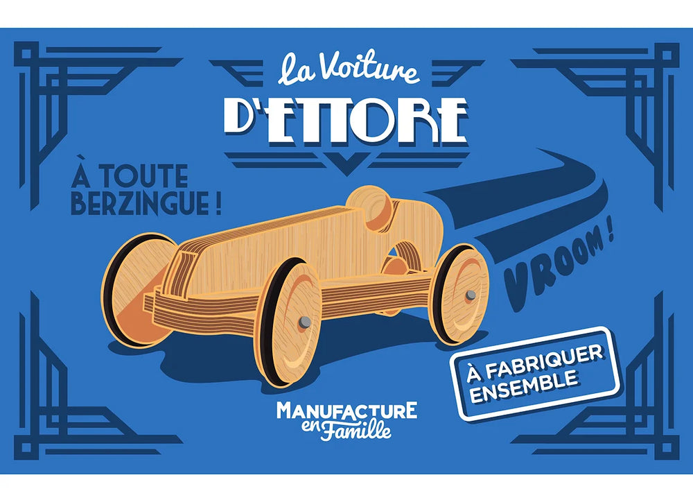 Kit la Voiture d'Ettore - Made in France - Manufacture en famille