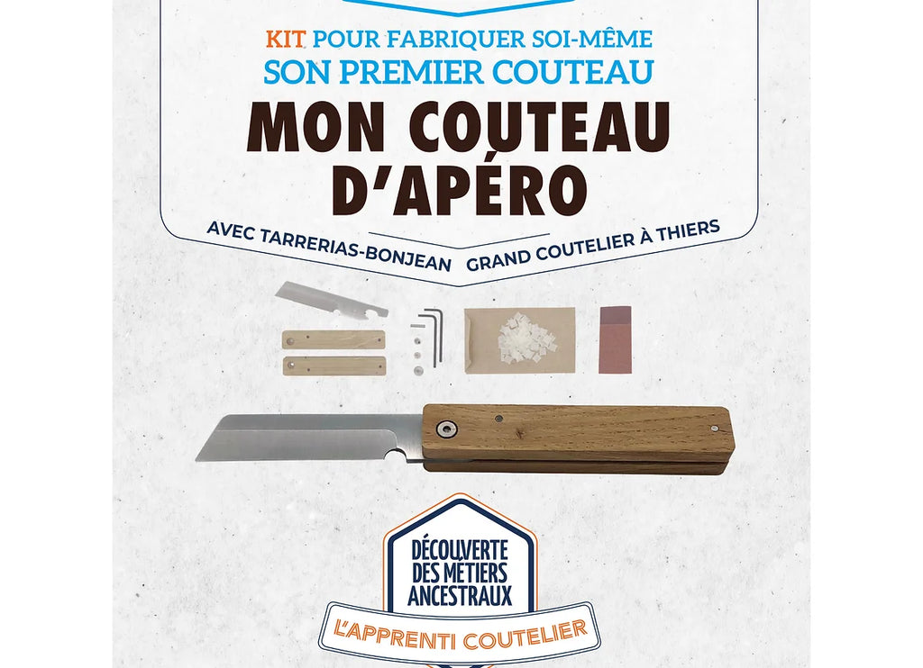 Couteau d'apéro à fabriquer - authenticité et artisanat français