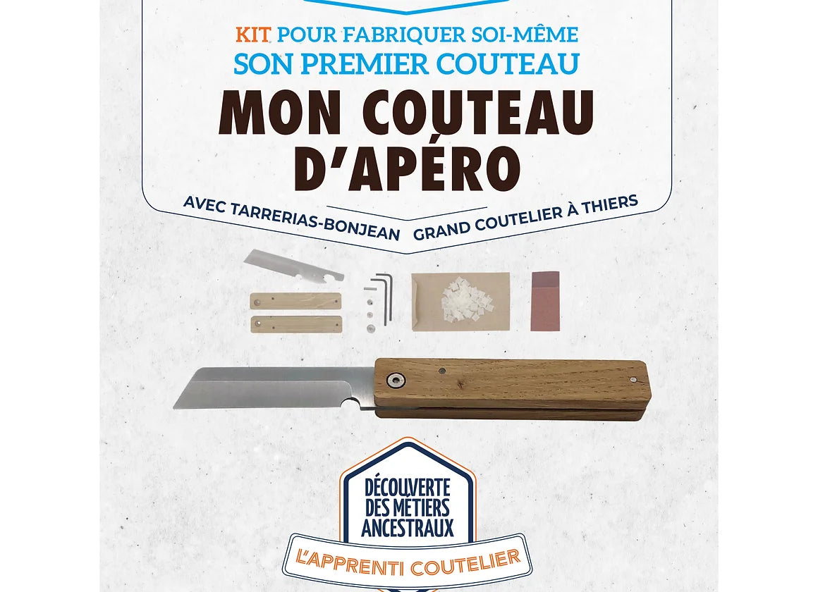 Couteau d'apéro à fabriquer - authenticité et artisanat français