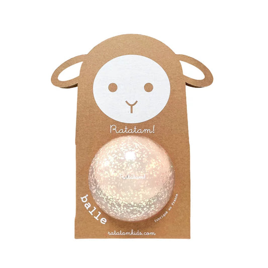 Small glittery bubble balloon 10 cm - Made in France - Ratatam