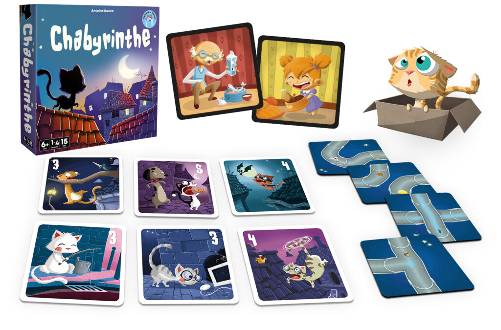 Chabyrinthe – Le jeu de logique où les chats trouvent leur foyer
