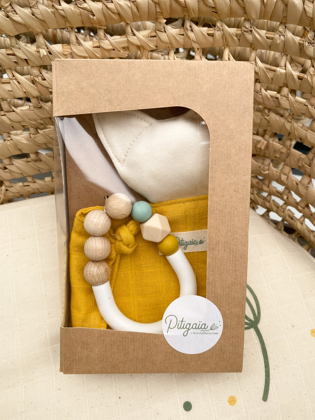 Coffret Doudou bio & Anneau de dentition