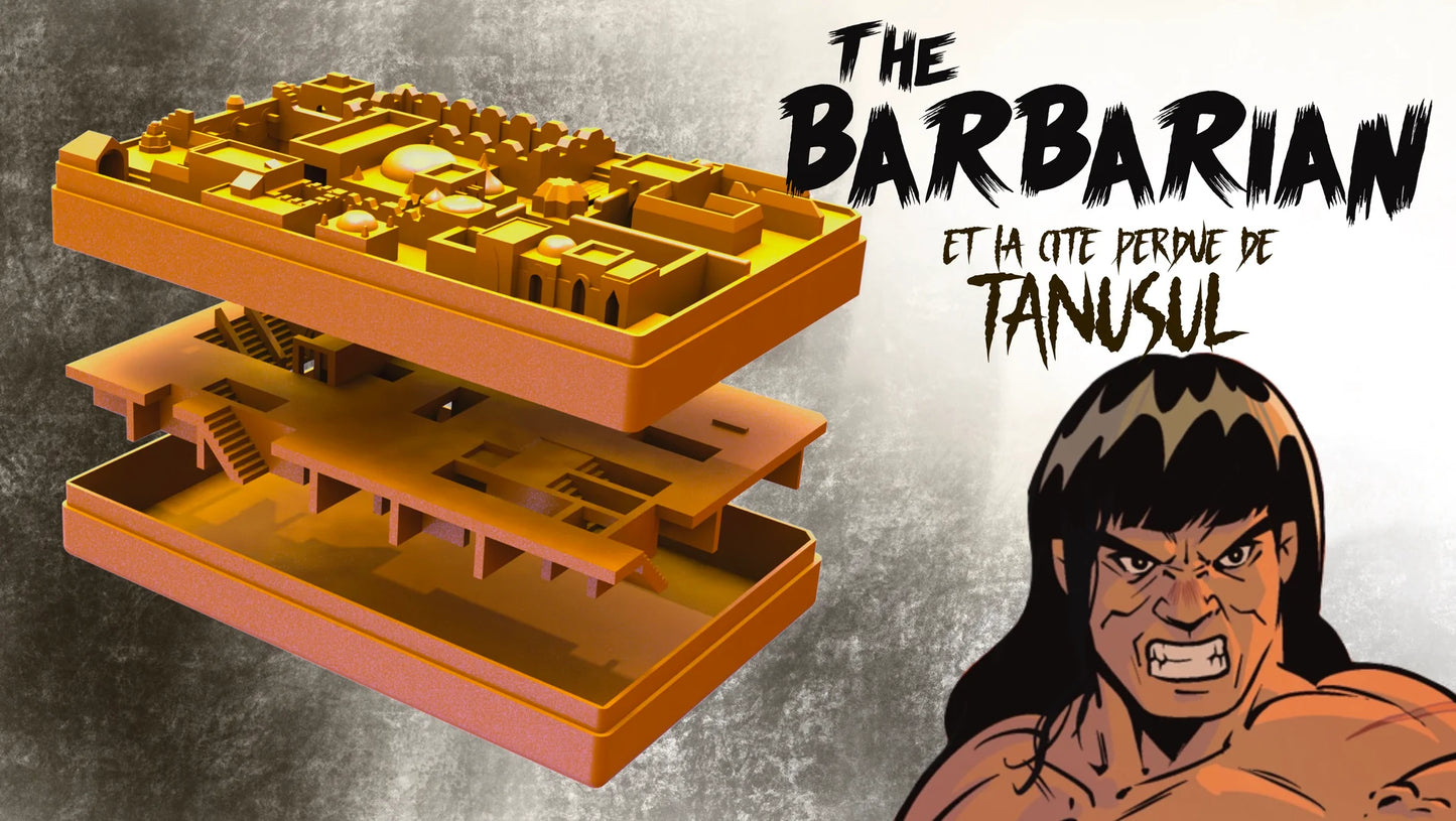 Casse-tête - Inside 3 Troglodyte The Barbarian - Made in France