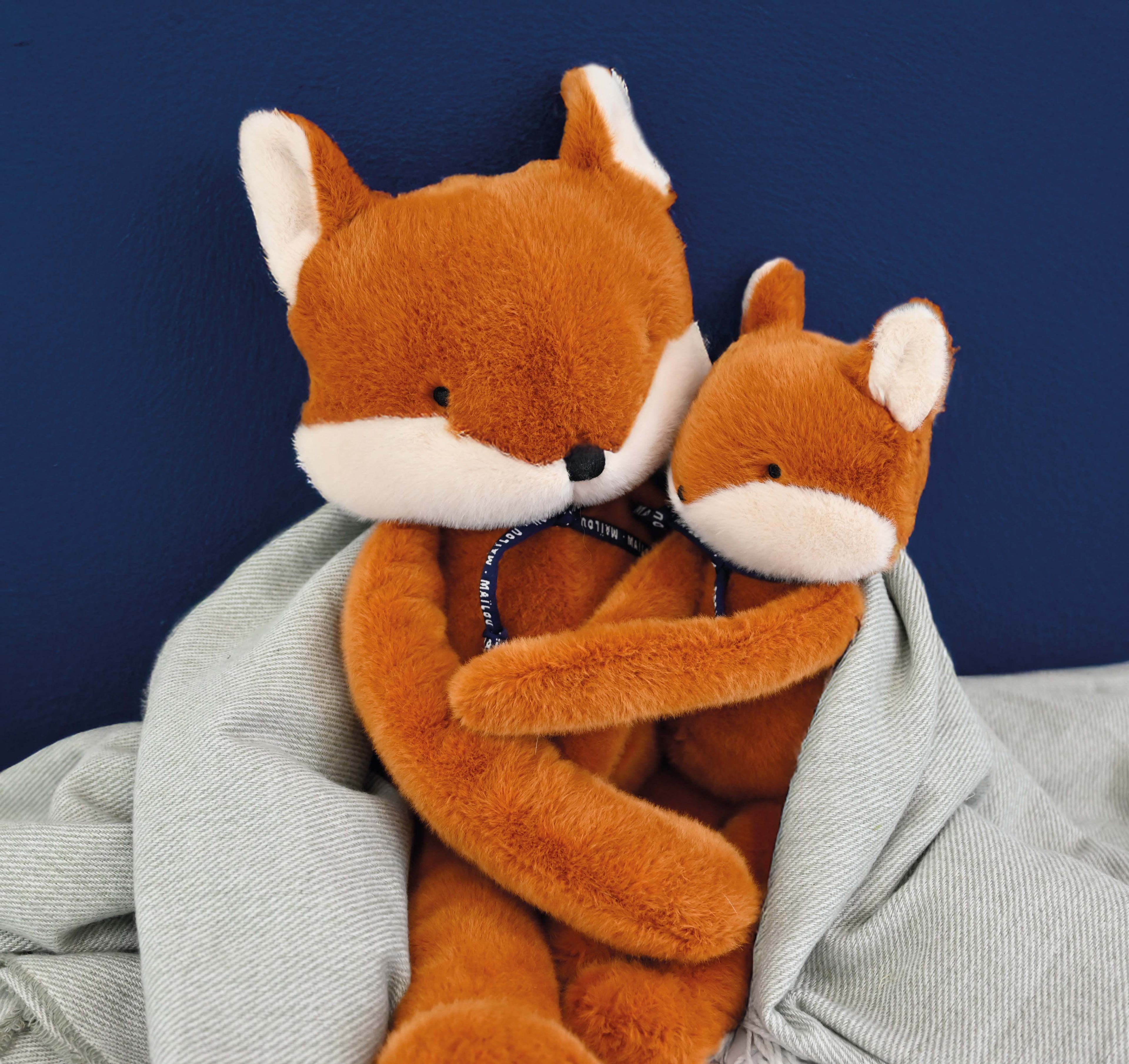 Peluche renard extra-douce Méloé made in France