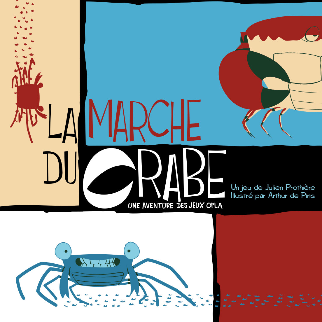 La marche du crabe - Made in France - Jeux Opla