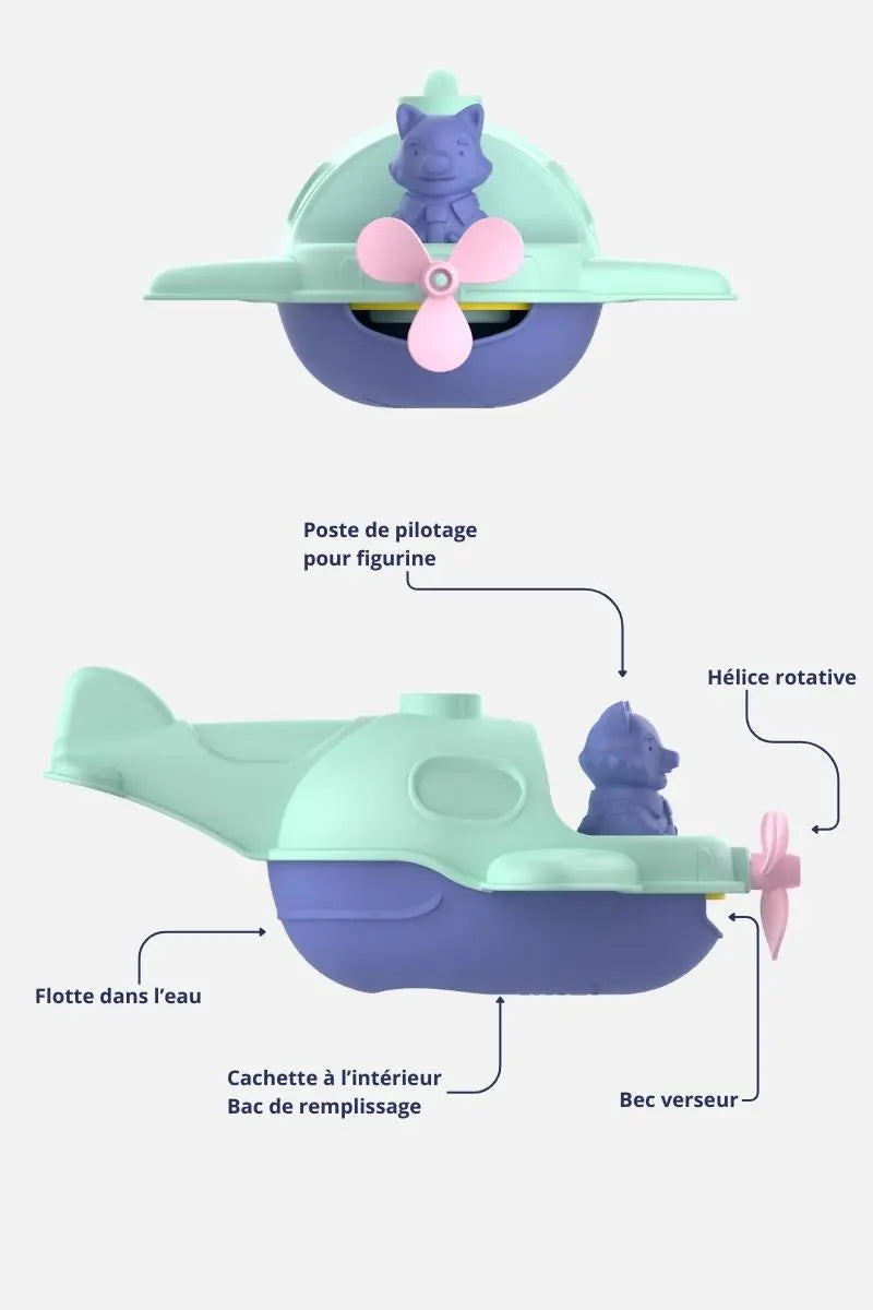 L'Hydravion Bateau 2 en 1 de Mr Renard - Made in France
