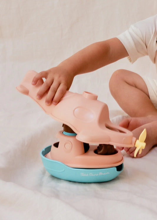 L'Hydravion Bateau 2 en 1 de Petit Ours Brun - Made in France