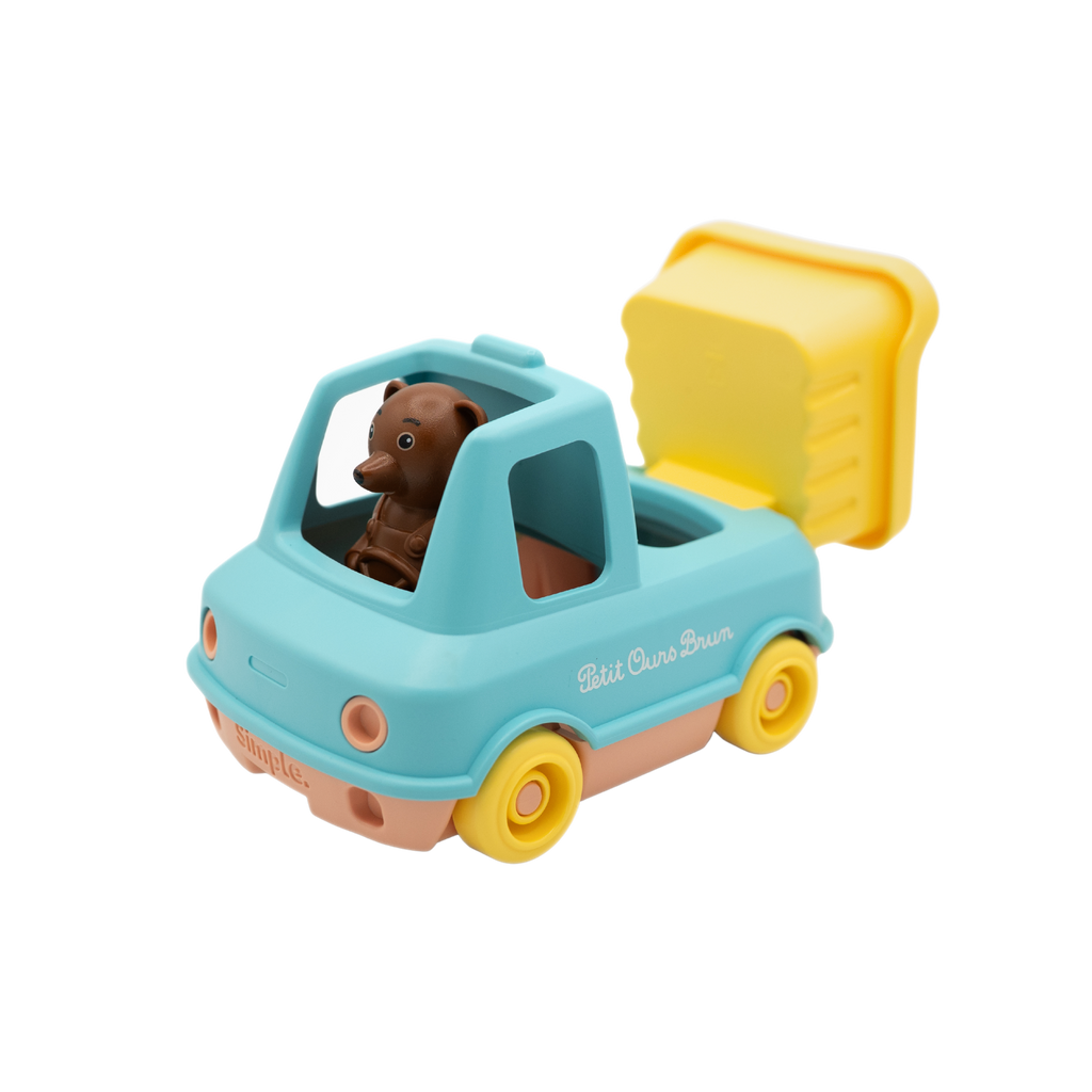 Le camion benne de Petit Ours Brun - Made in France