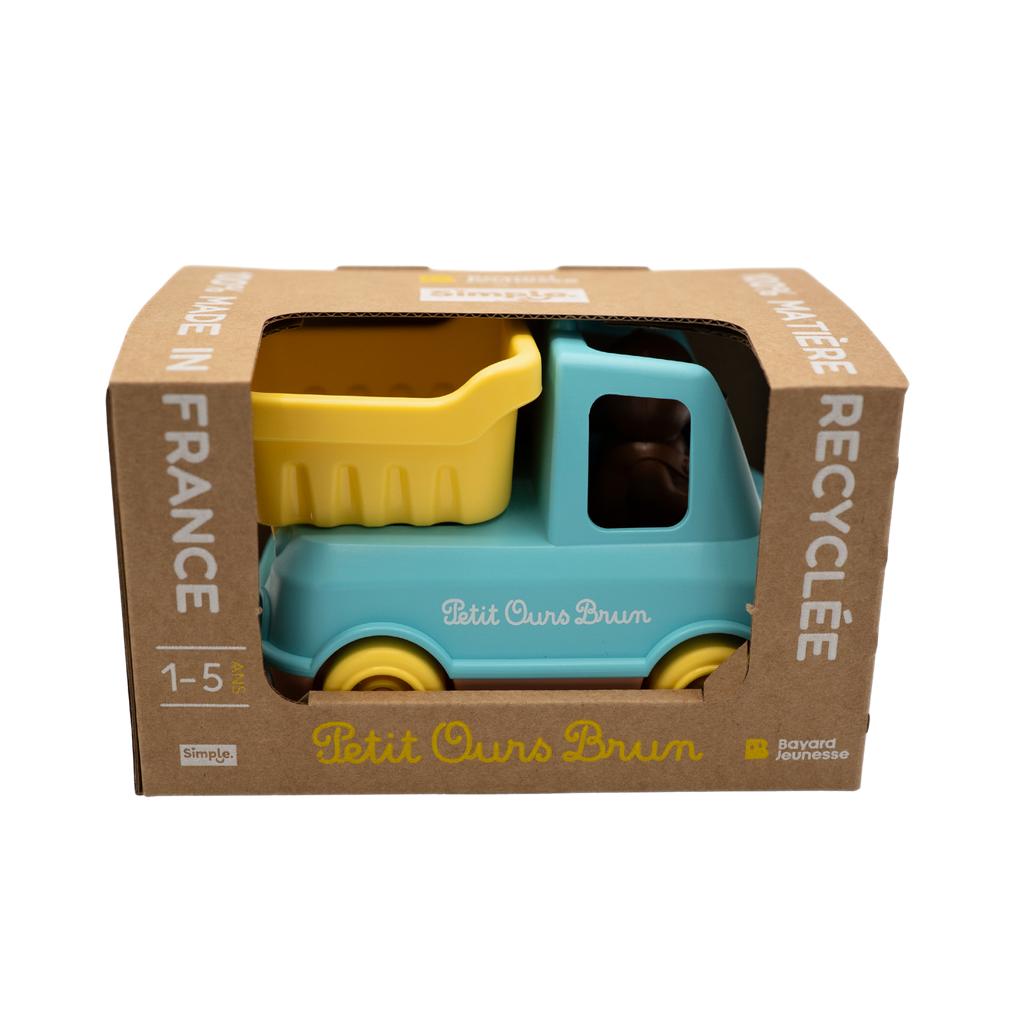 Le camion benne de Petit Ours Brun - Made in France