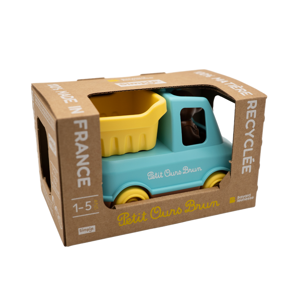 Le camion benne de Petit Ours Brun - Made in France