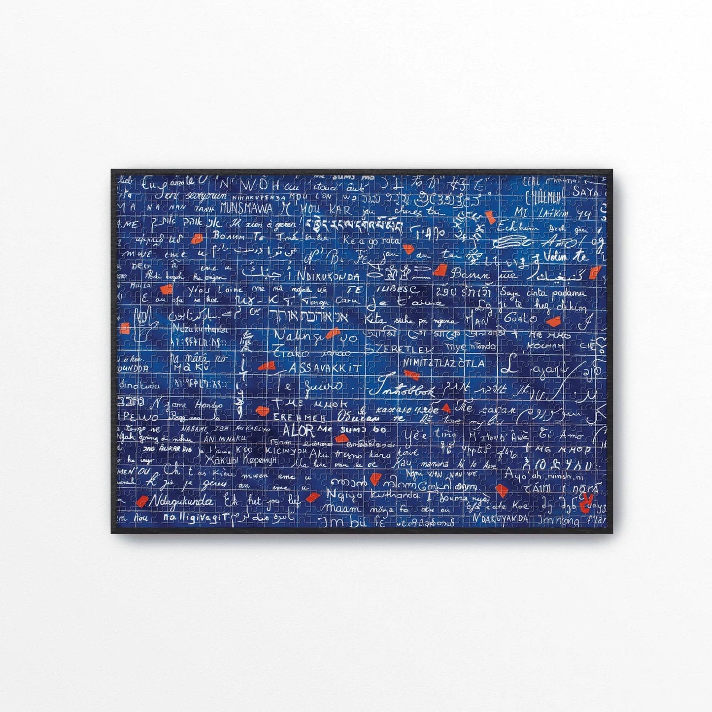 photo du puzzle 1000 pieces je t'aime fabriqué en France