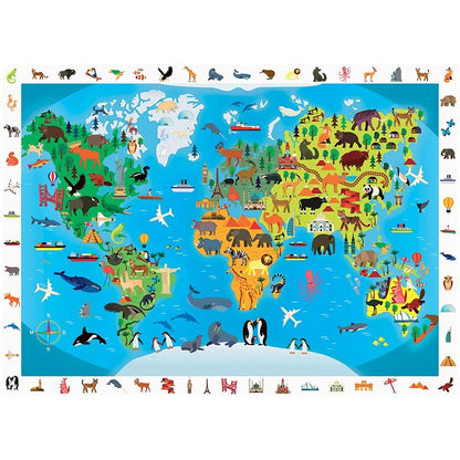 Jeu de puzzle Cherche & Trouve 100 pièces, 4 modèles au choix
