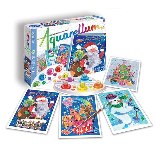 Christmas watercolor - Made in France - Sentosphere