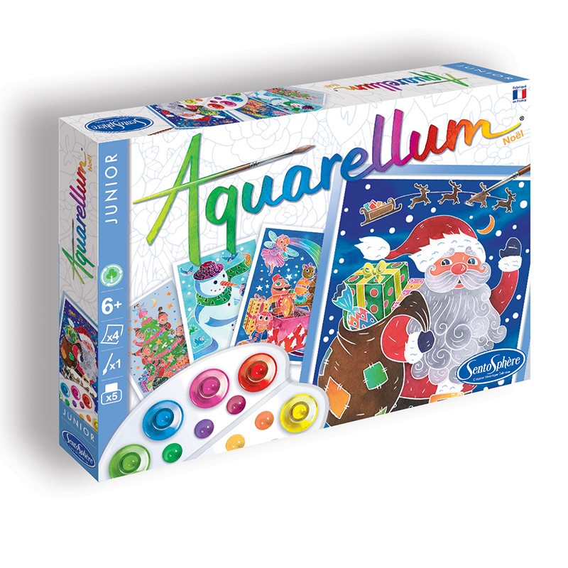 Aquarellum de Noël - Made in France - Sentosphère