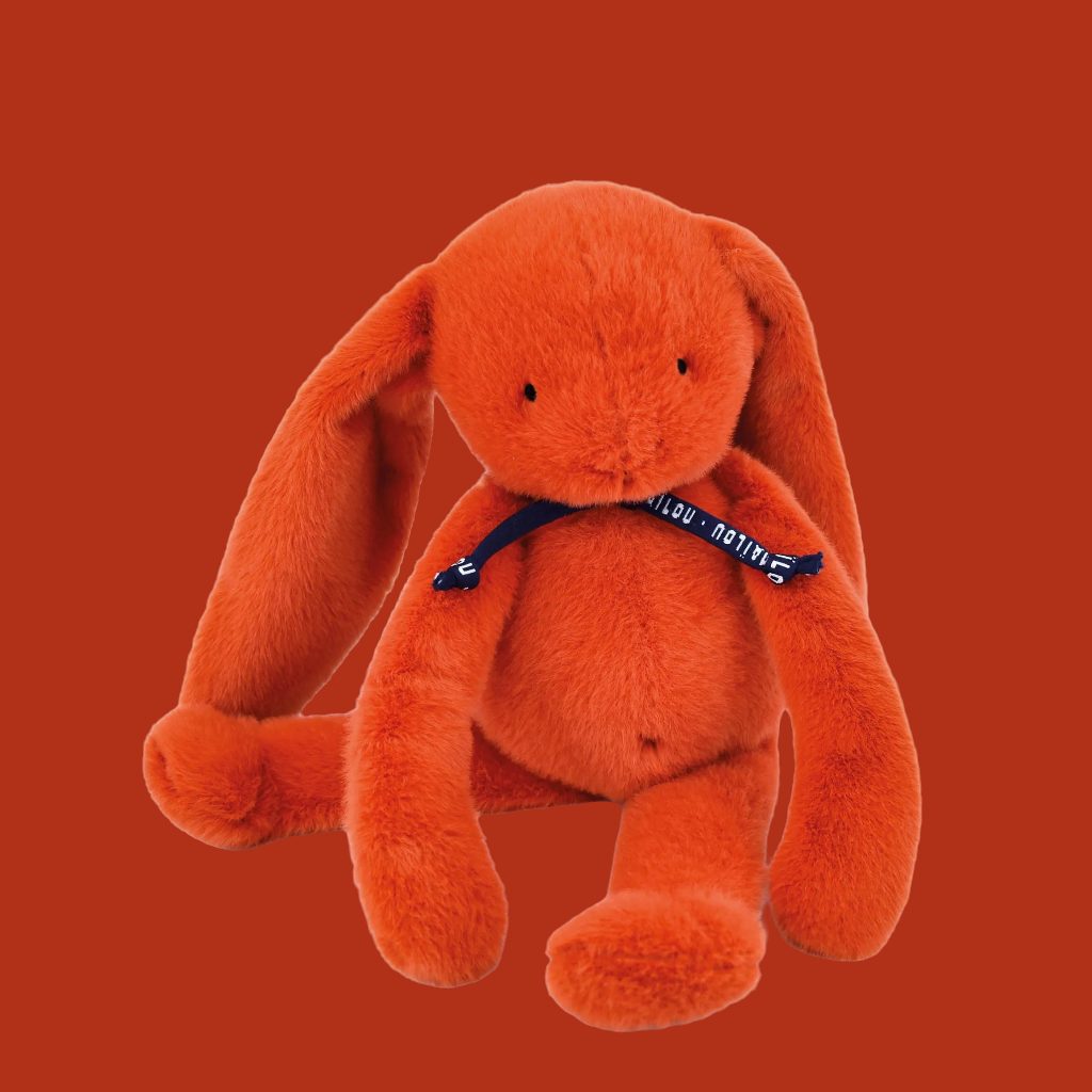 Peluche lapin extra-douce Méloé - plusieurs coloris au choix