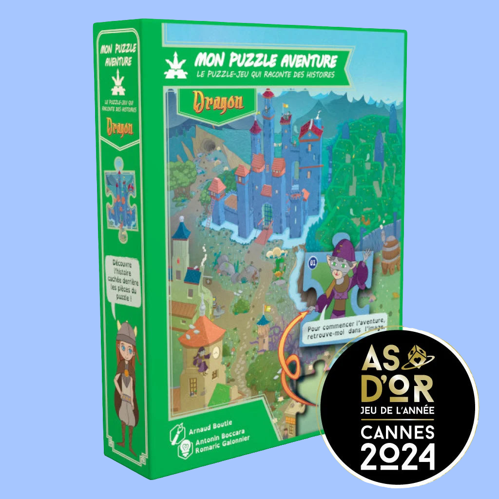 Puzzle Aventure Dragon : Le jeu de puzzle qui raconte des histoires ! 🐉