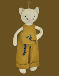 Peluches Perlipopette en lin naturel - couleur au choix