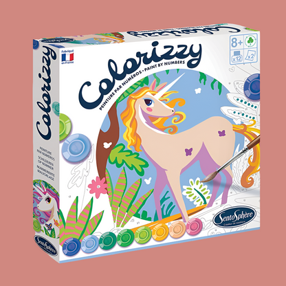 Colorizzy Unicorns - Paint by numbers Made in France