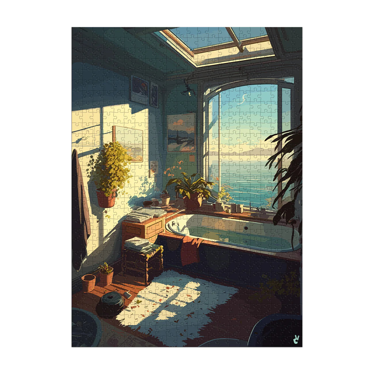 Puzzle 1000 pièces Bain Voyons : Un Univers Poétique à Assembler