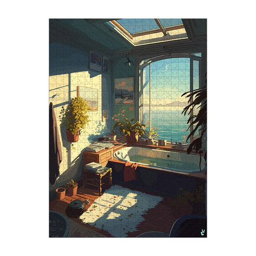 Puzzle 1000 pièces Bain Voyons : Un Univers Poétique à Assembler