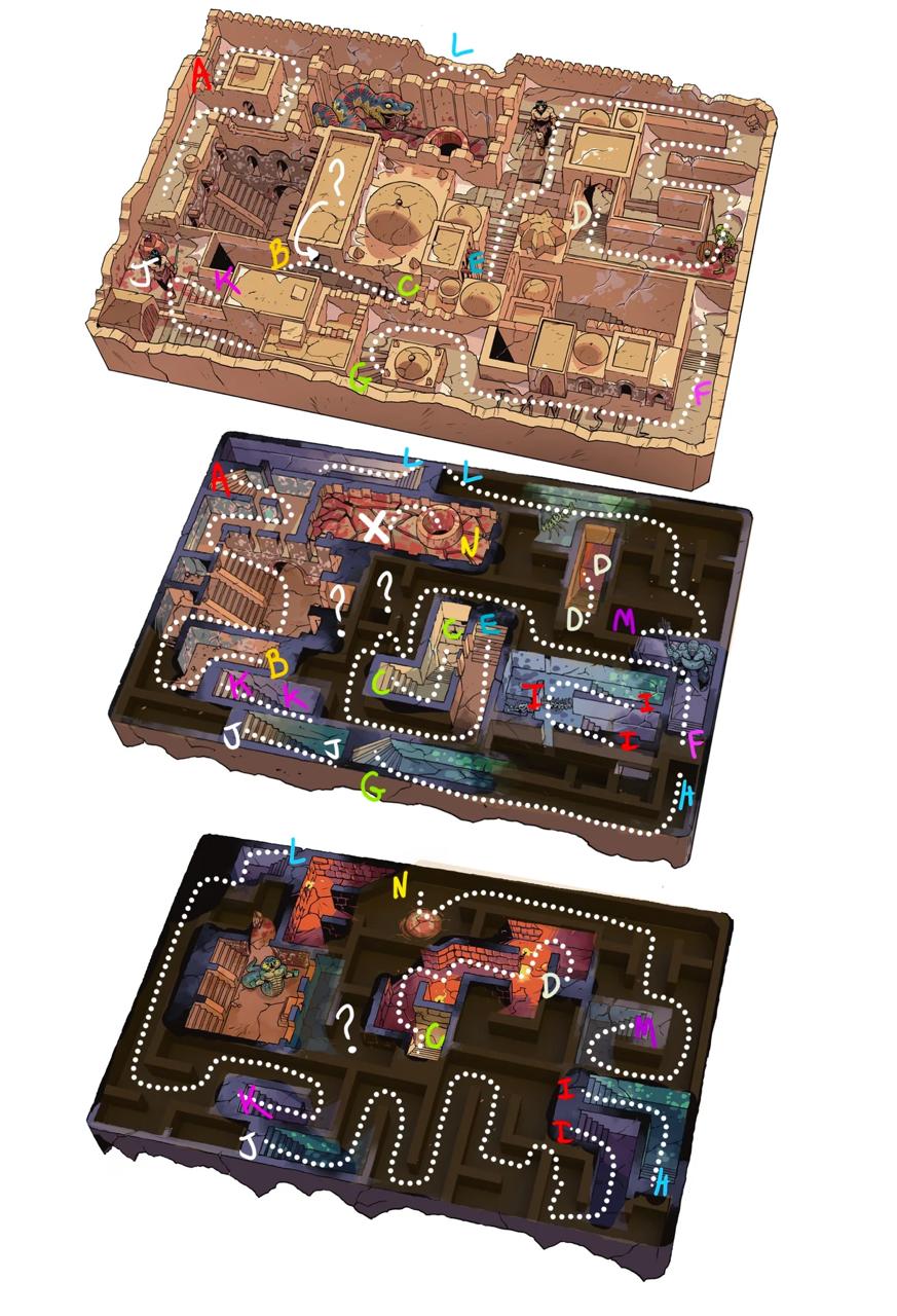 Casse-tête - Inside 3 Troglodyte The Barbarian - Made in France