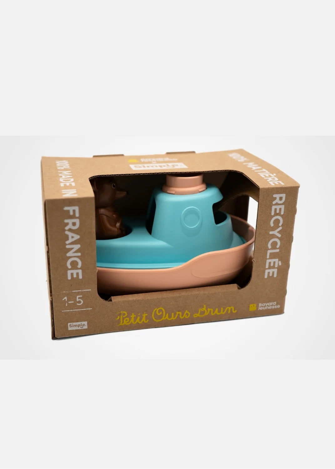 Jouet d'éveil et de bain - Le bateau de Petit Ours Brun