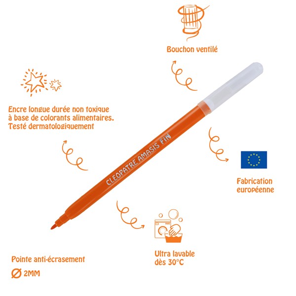feutres ultra lavables
