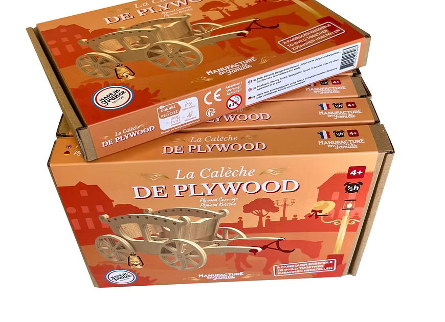 La calèche de Plywood - Jouet en bois à faire soi-même