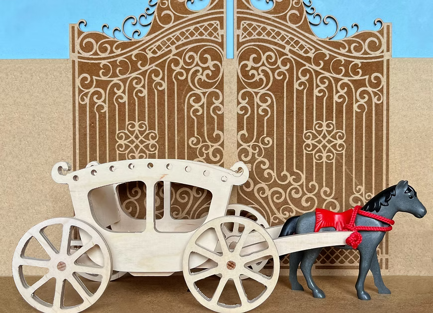 La calèche de Plywood - Jouet en bois à faire soi-même