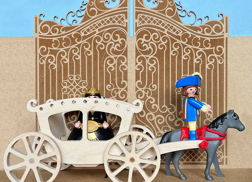 La calèche de Plywood - Jouet en bois à faire soi-même