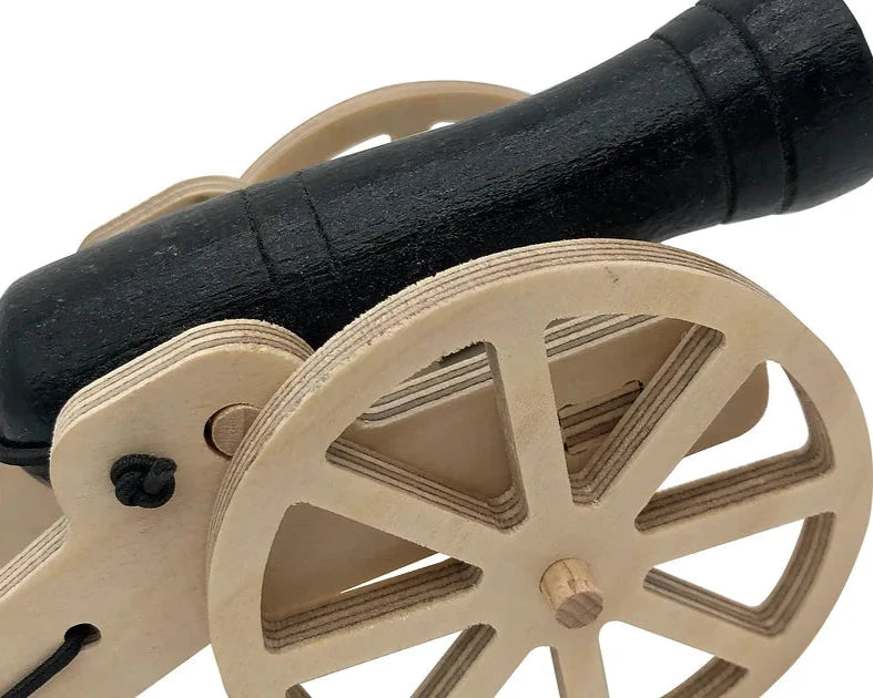 canon à construire en bois