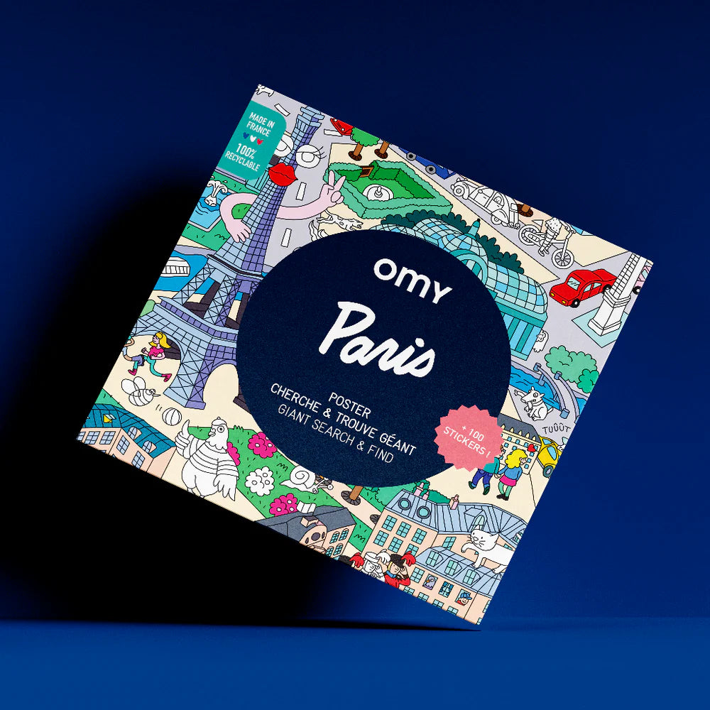 Cherche et Trouve Géant Paris - Poster à sticker
