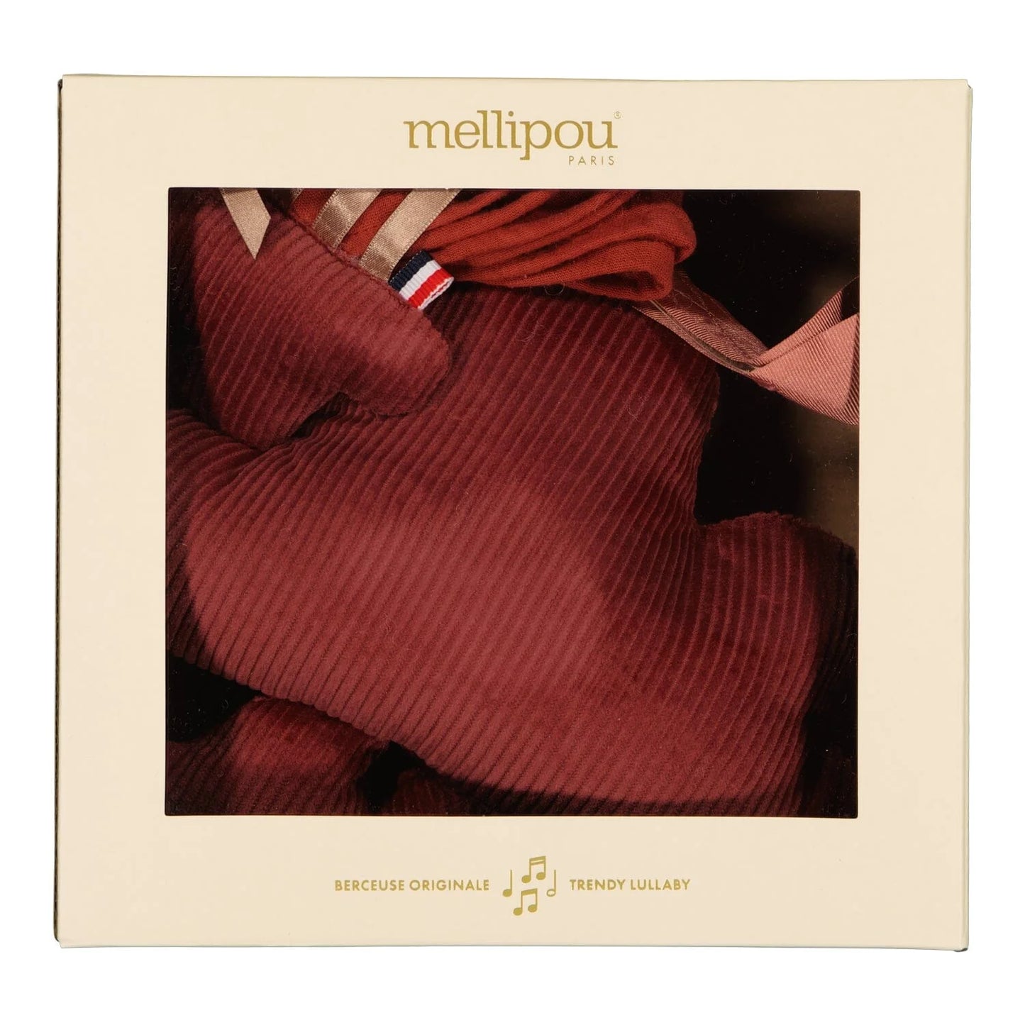 Coffret Naissance: Doudou lange et Boîte à Musique Made in France