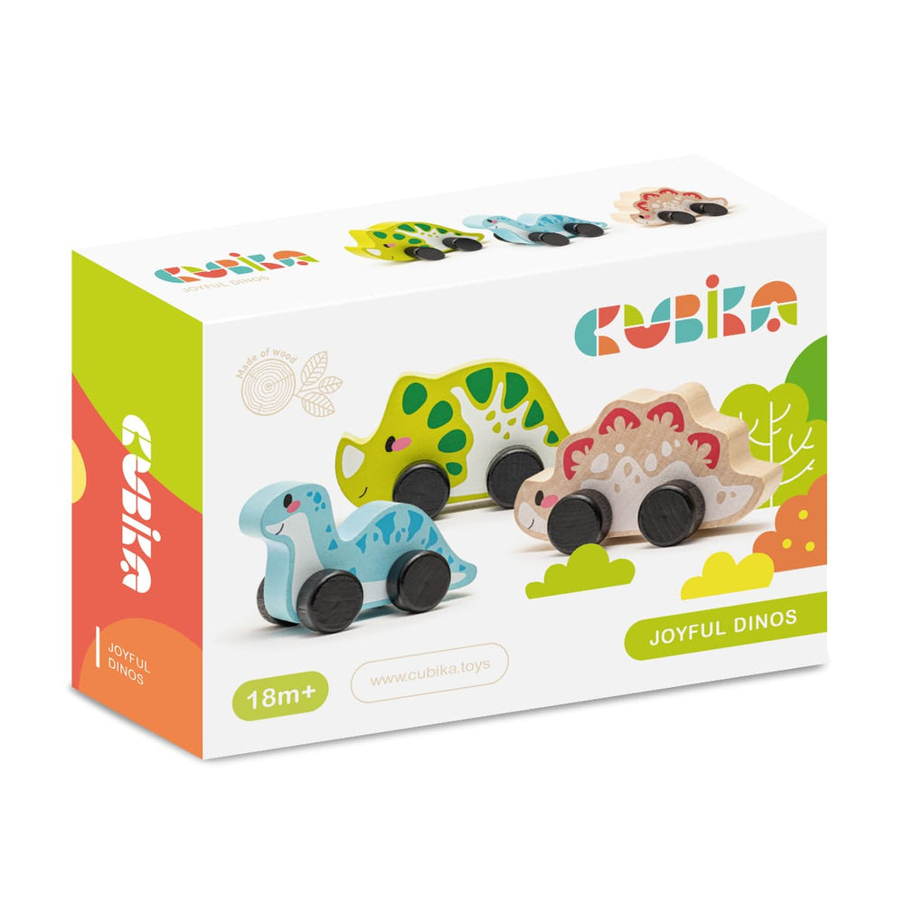 Dinos rigolos à roulettes - Made in Ukraine - Cubika