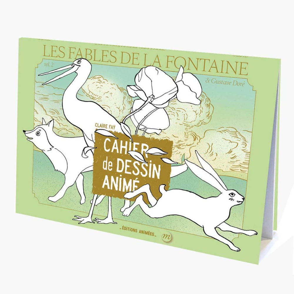 Cahier de coloriage animé Les fables de La Fontaine tome 2 - Made in France - Editions Animées