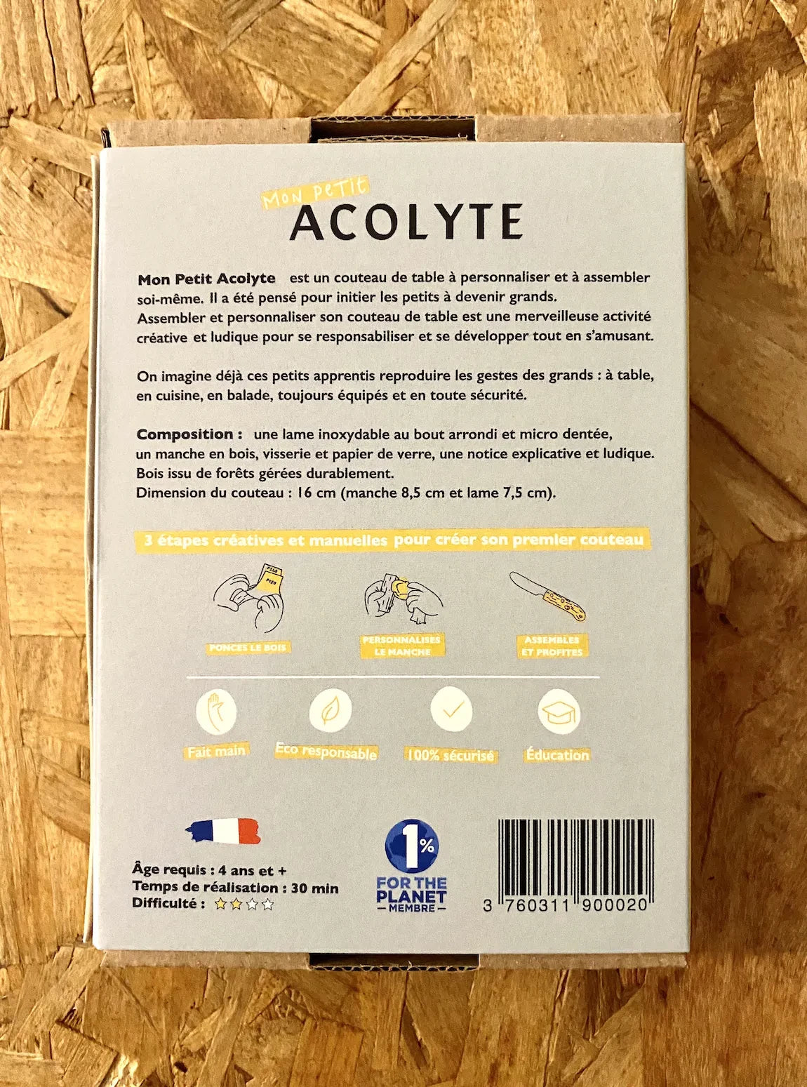 kit premier couteau de table Acolyte