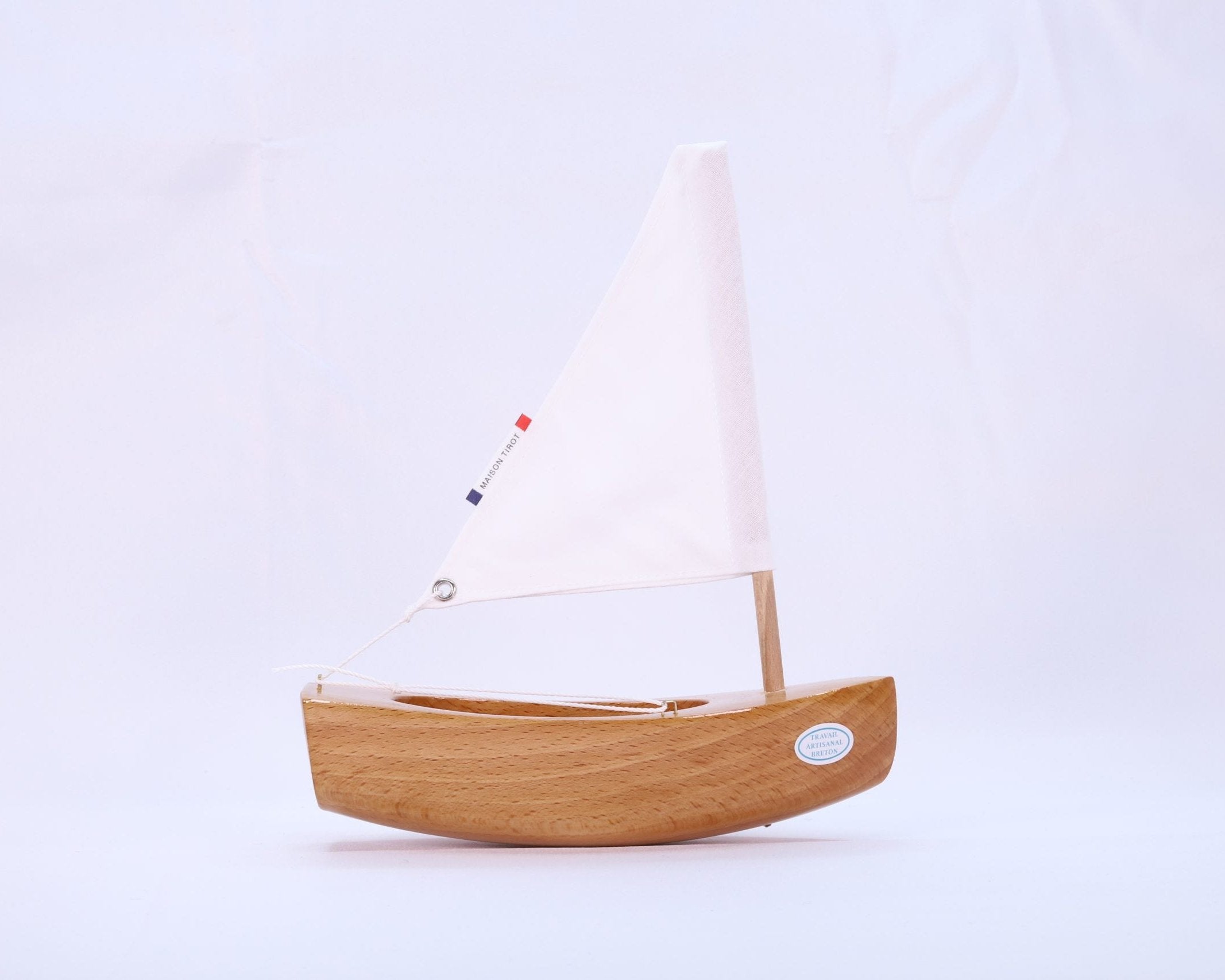 Bateau bois naturel enfant