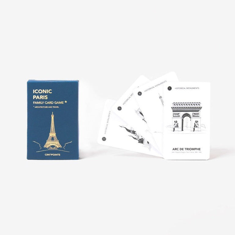 Game of 7 Iconic Paris families - Printed in Poland - Five Points