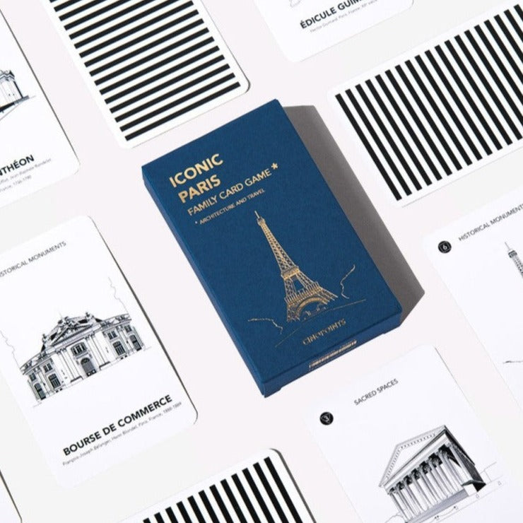 Game of 7 Iconic Paris families - Printed in Poland - Five Points