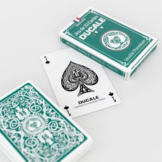 Jeu de 32 cartes Made in France - Belote Qualité premium