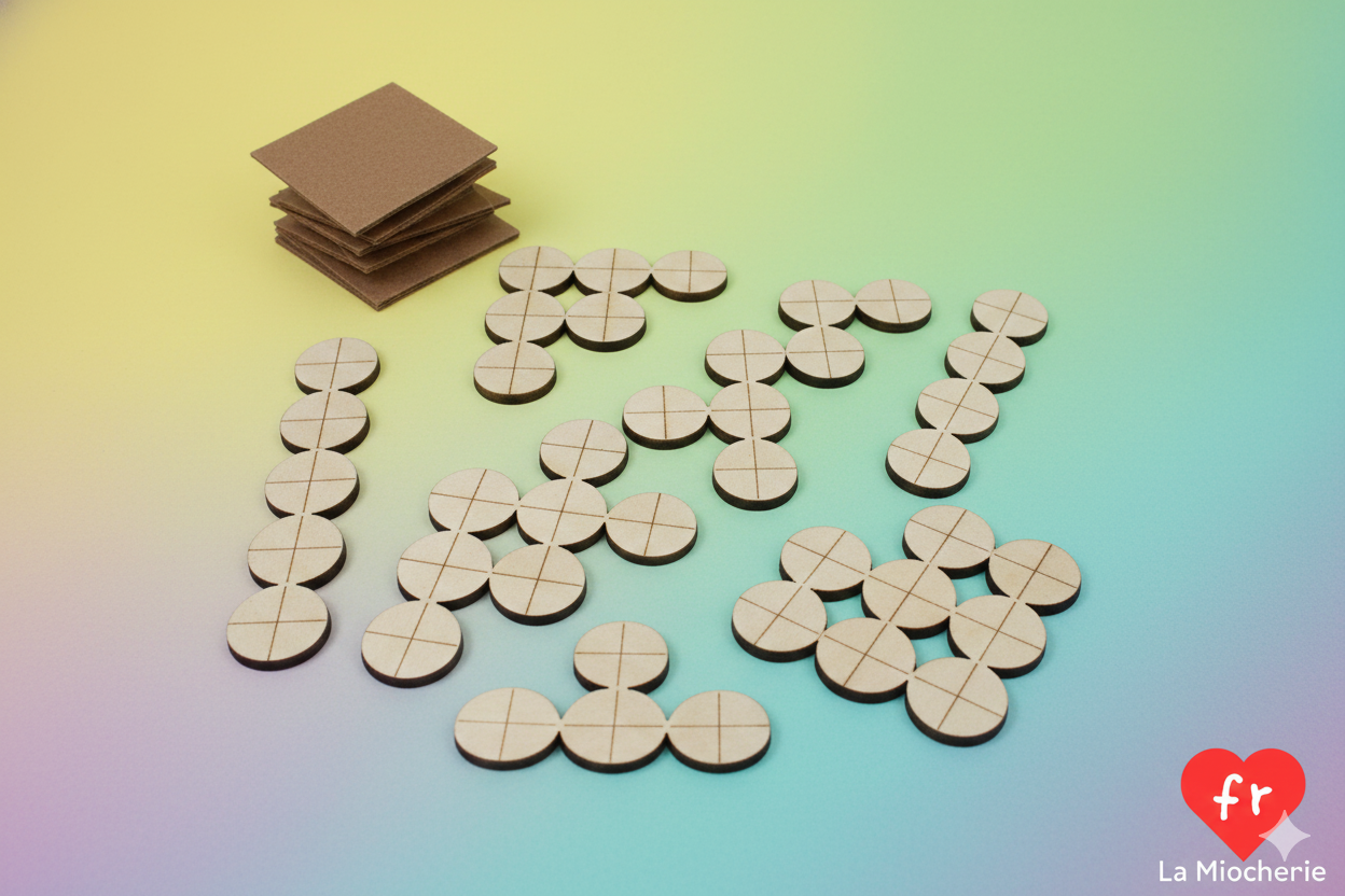 Casse-tête en bois Le Carré Impossible - Made in France