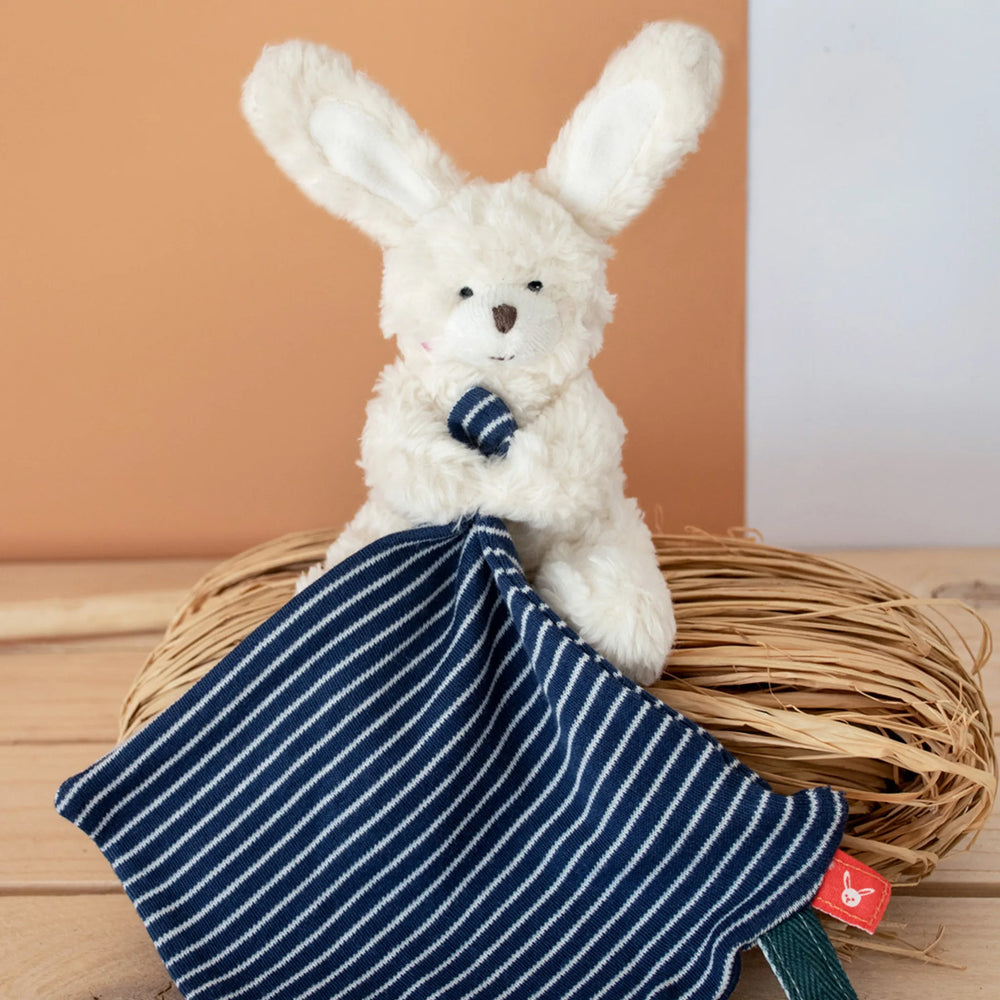peluche lapin doudou bio made in france