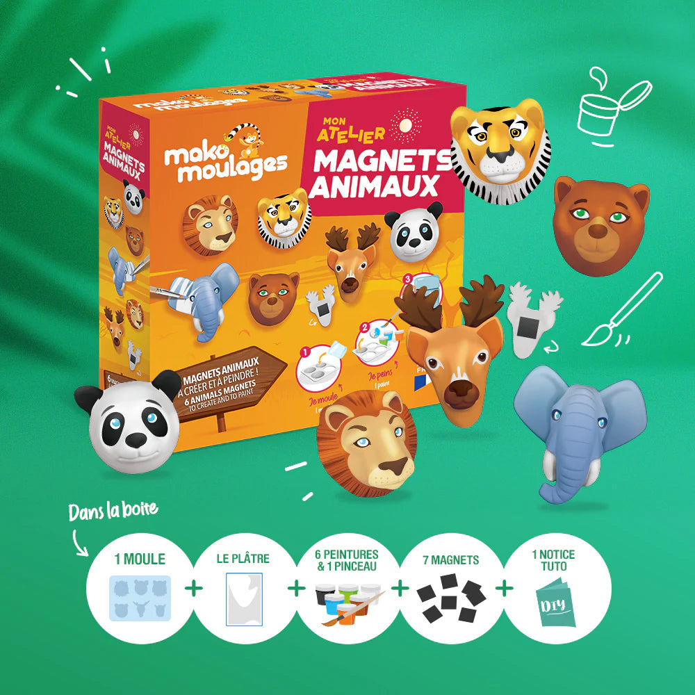 My Workshop Animal Magnets - Made in France - Mako Moulages