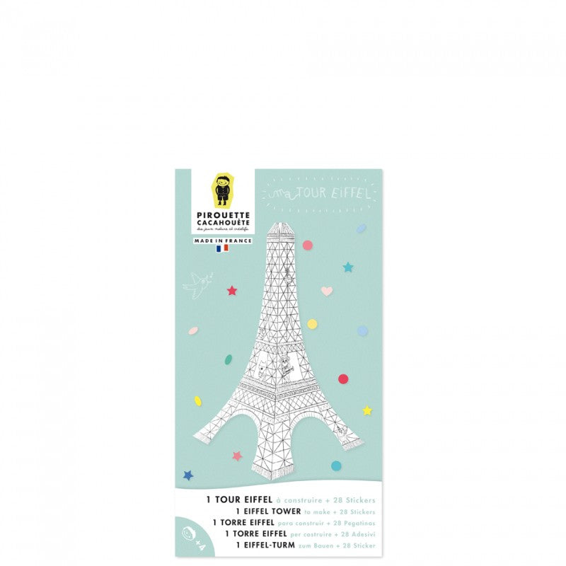 Kit créatif Tour Eiffel - Made in France - Pirouette Cacahouète
