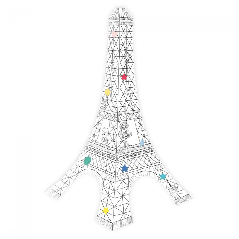 Kit créatif Tour Eiffel - Made in France - Pirouette Cacahouète