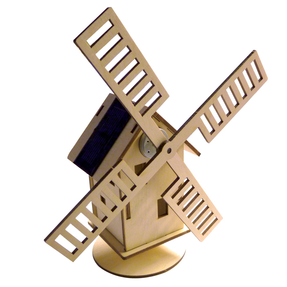Maquette solaire fabriquée en France - Moulin à vent